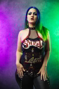 Image 3 of XS/S Ghost Choker Top