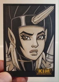 Image of Tina the Unpleasant 1/1 Original Sketch Card