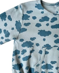 Image 3 of Kate Quinn Cloud Print Bubble Romper-18-24m