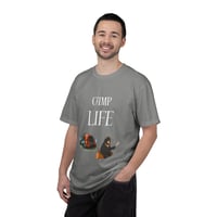 Image 5 of Camp Life T-Shirt | Camping Tent, Campfire Bear Illustration