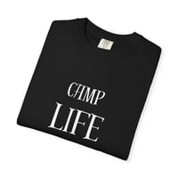Image 6 of Camp Life T-Shirt | Camping Tent, Campfire Bear Illustration