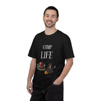 Image 7 of Camp Life T-Shirt | Camping Tent, Campfire Bear Illustration