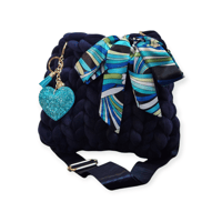 Image 1 of Midnight Lagoon Luxe Bag (medium bag)