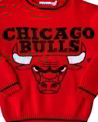 Image 2 of Vintage Chicago Bulls Knit Sweater-10/12Y