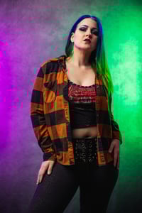 Image 4 of Large Social Distortion Flannel (women's size)