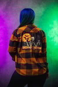 Image 3 of Large Social Distortion Flannel (women's size)
