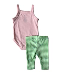 Image 2 of Nike Gingham Tank Set-6m