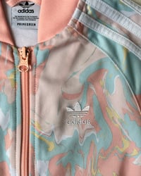 Image 3 of Adidas Pastel Swirl Track Jacket-7-8Y