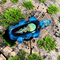 Faceted jellyfish necklace pendant. 