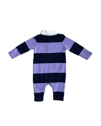 Image 2 of Primary Striped Rugby Romper-3-6m