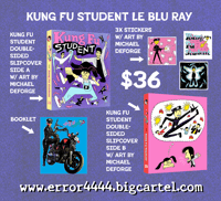 Kung Fu Student Limited Edition Blu Ray