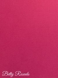 Betty Fushcia Textured Cardstock 