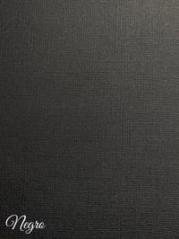 Negro Textured Cardstock 