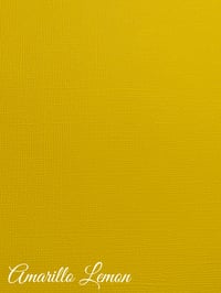 Amarillo Lemon Textured Cardstock 