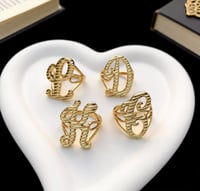 Image 1 of Chic Letter Ring