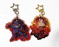 Image 3 of [Silmarillion] Melkor & Sauron Translucent Keychains