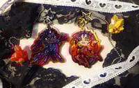Image 1 of [Silmarillion] Melkor & Sauron Translucent Keychains