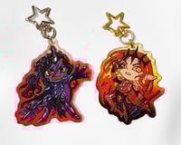 Image 2 of [Silmarillion] Melkor & Sauron Translucent Keychains