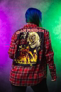 Image 4 of Large Iron Maiden Flannel 
