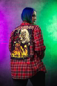 Image 6 of Large Iron Maiden Flannel 