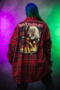 Image 1 of 3XL Iron Maiden Flannel 