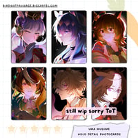 (PREVIEW) uma musume holo photocards