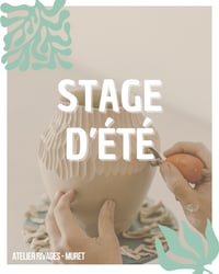 Image 1 of Stage d'été : apprenez à créer de grandes pièces en grès (2 jours)
