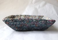 Image 2 of Sculptural Square Bowl | Handmade Paper Mache Decorative Catchall