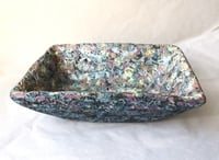 Image 15 of Sculptural Square Bowl | Handmade Paper Mache Decorative Catchall