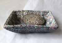 Image 16 of Sculptural Square Bowl | Handmade Paper Mache Decorative Catchall