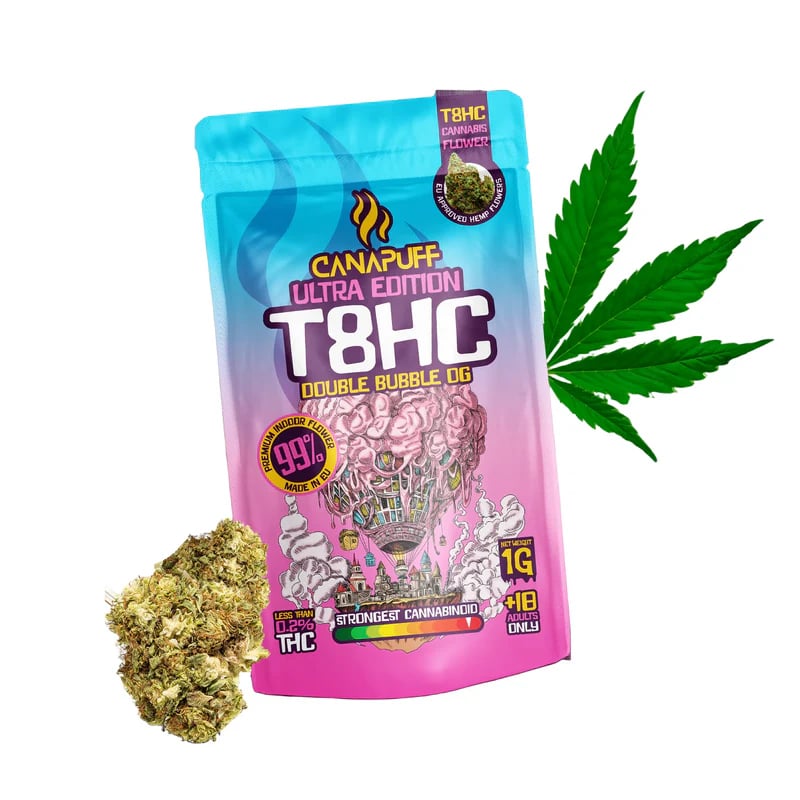 T8HC Cvijeće Double Bubble 99% 1g Extra Strong Indica