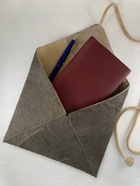 Image 4 of Lithuanian linen Santoku pouch Padded type #010