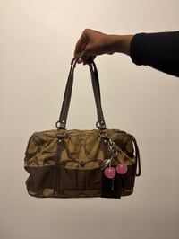 Image 1 of 2009 Coach Signature Satchel Bag
