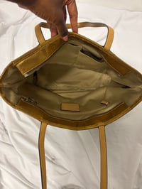 Image 4 of 2011 Coach Poppy Signature Gold Tote 