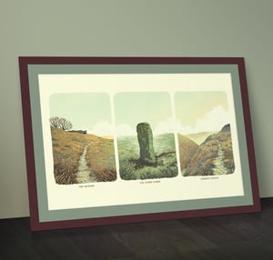 Image of Brontë Country Landmarks giclée print - FREE UK POSTAGE