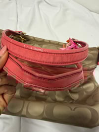 Image 8 of 2012 Coach Daisy Signature Coral Tote