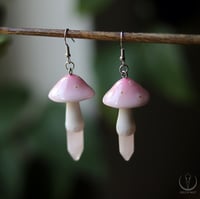 Image 7 of Floral Fungi earrings
