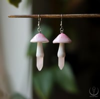Image 6 of Floral Fungi earrings