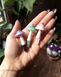 Image 8 of Floral Fungi earrings