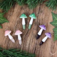 Image 1 of Floral Fungi earrings