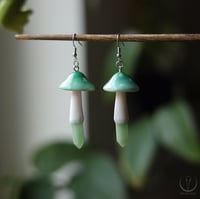 Image 4 of Floral Fungi earrings