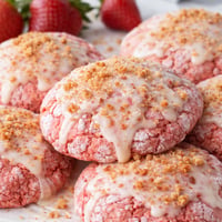 Strawberry Cream Cheese Cookies 