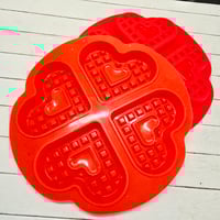 Image 1 of Heart waffle 