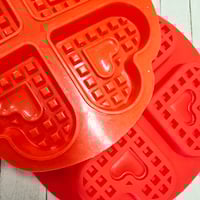 Image 2 of Heart waffle 
