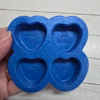 Image 1 of Chunky large love hearts