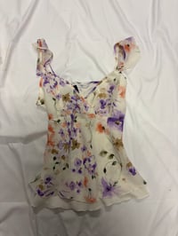 Image 1 of 2000s floral romantic spring cami 
