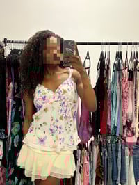 Image 4 of 2000s floral romantic spring cami 