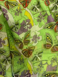 Image 4 of 2000s green butterfly sparkly summer cami