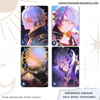 Image 1 of (PREORDER) phainon holographic photocards