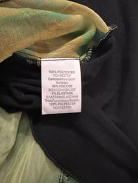 Image 4 of 2000s forest fairy black and green cami 